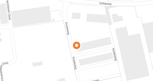 Kaart met de locatie van JCID aan de Kreekweg in Vlaardingen